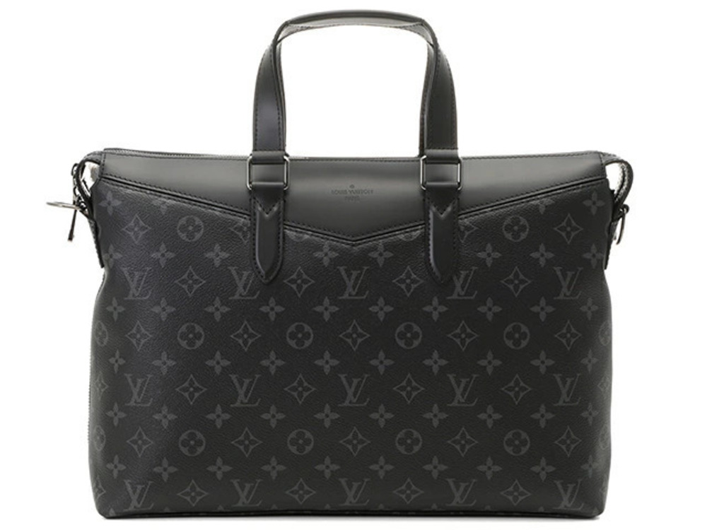 LOUIS VUITTON Bag Business Briefcase Explorer Monogram Eclipse Black